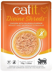 Catit Divine Shreds Chicken with Salmon and Pumpkin